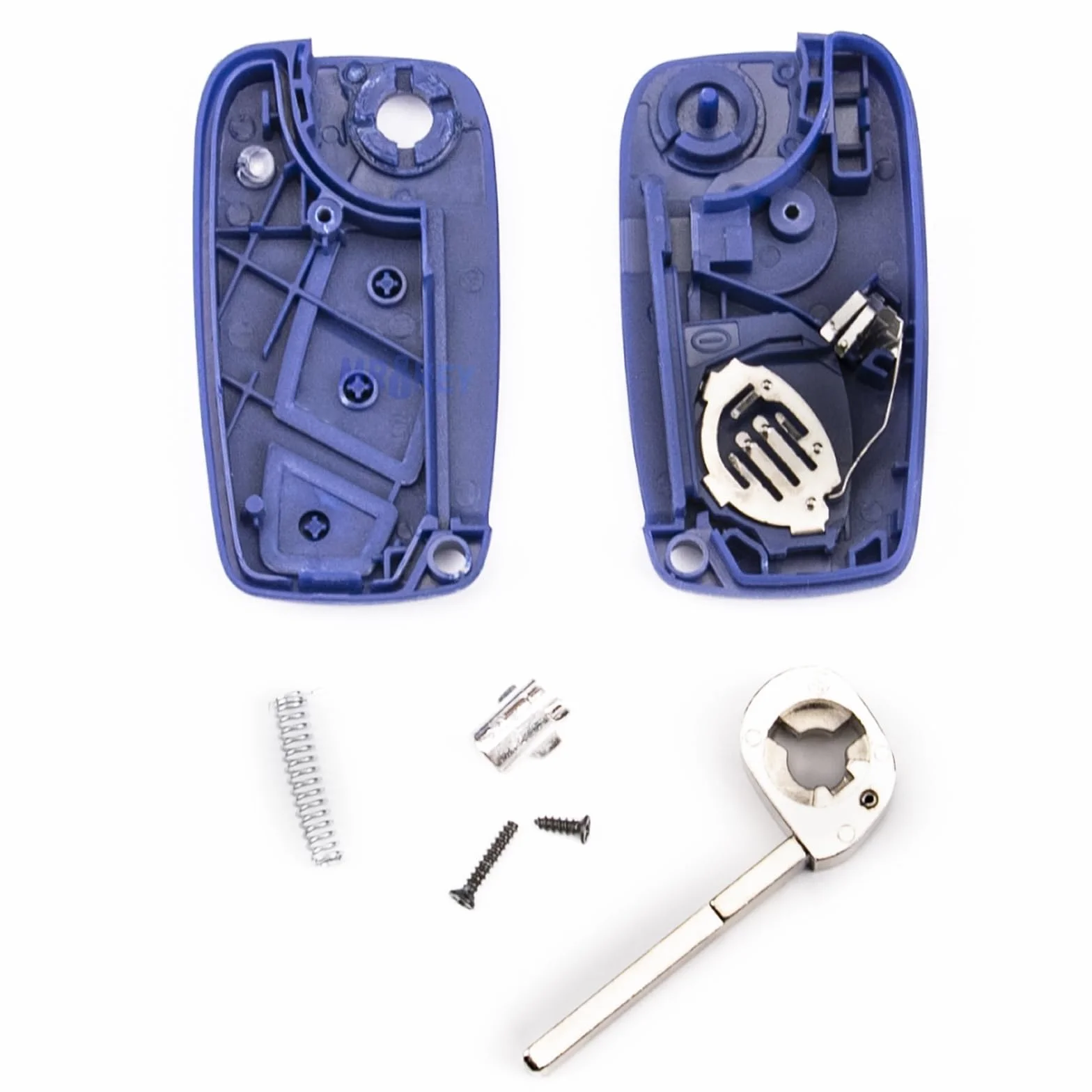 Fiat Panda Grande Punto Ducato Doblò Idea Stilo Cover Chiave Guscio Telecomando 3 Tasti Blu