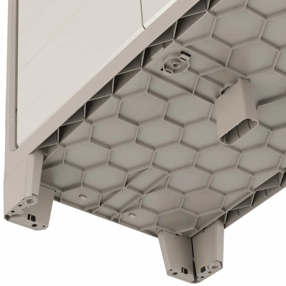 Keter Gulliver Basso XL Armadio 2 Ripiani 80x44x100 cm Sabbia Beige