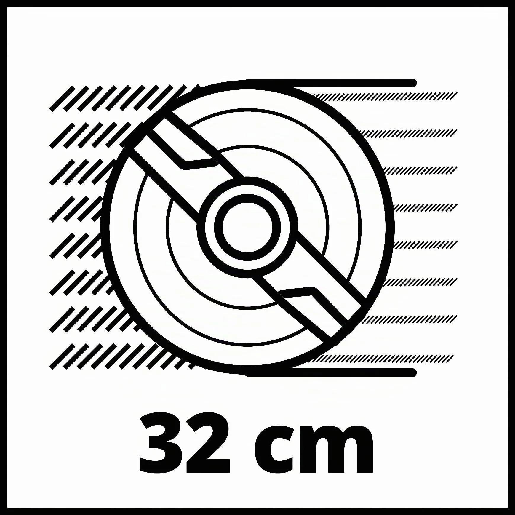 Einhell GC-EM 1032 Tagliaerba elettrico (tensione 220-240 V, potenza 1000 W, largh. Taglio 32 cm, altezza taglio 3 pos 25-60 mm, vano raccolta 30l)