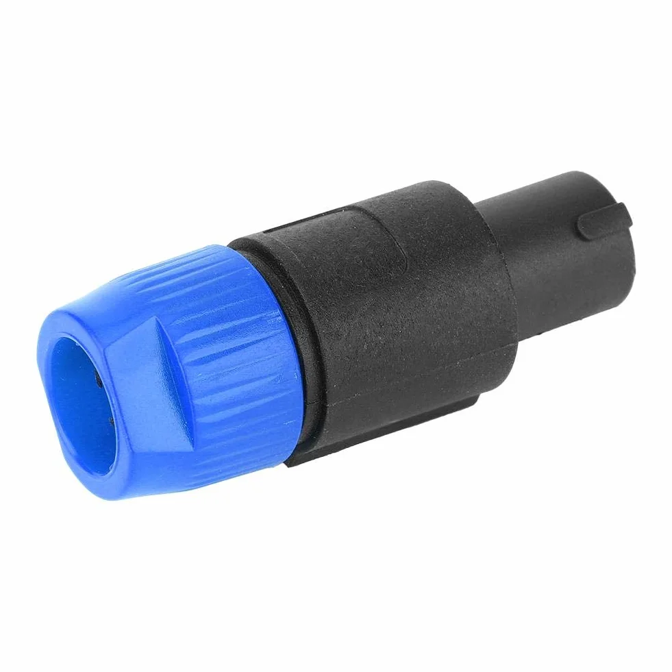 Walfront Connettore per Altoparlanti Audio C-NL4FC Speakon Plug 4 Pin Impermeabile Blu