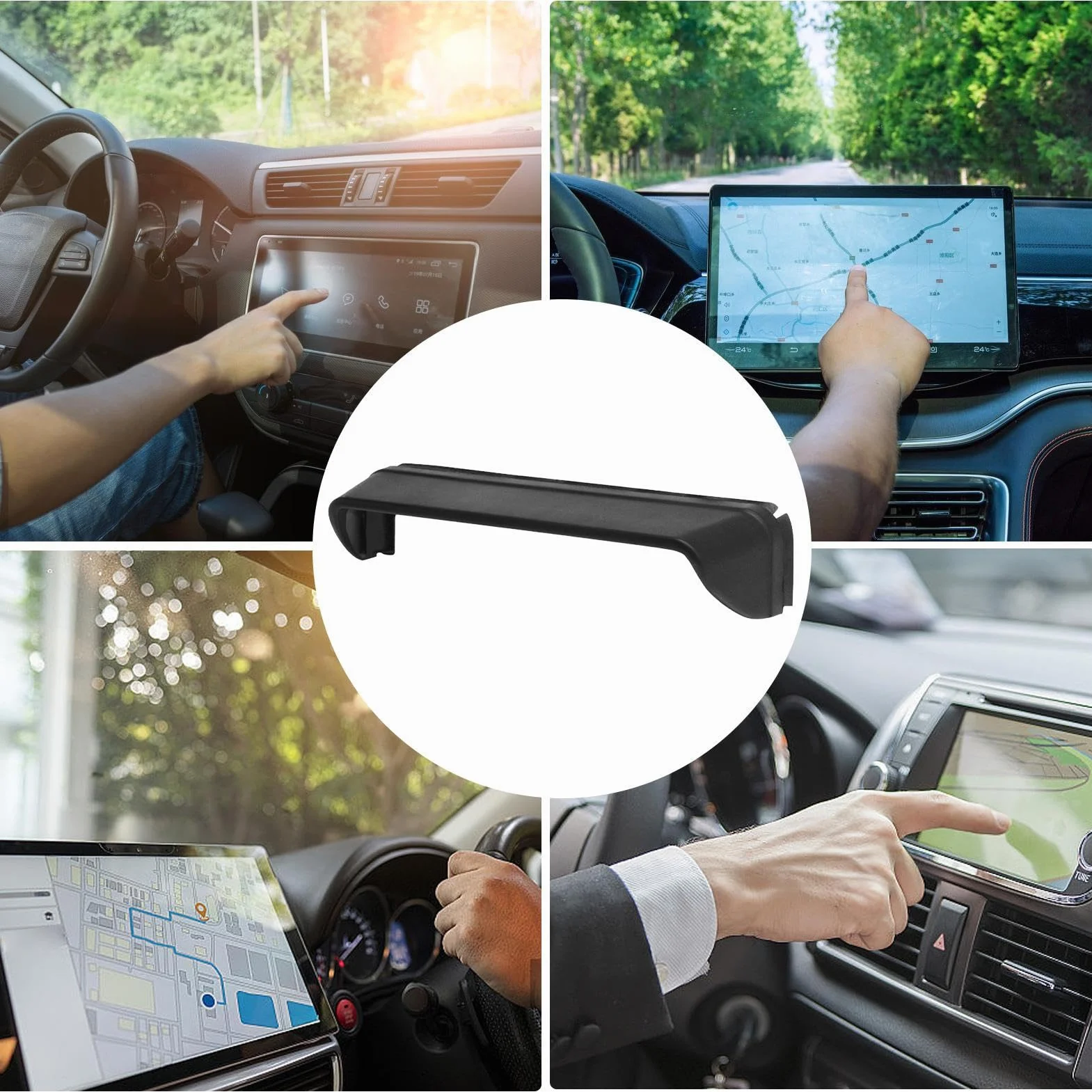 Visiera parasole navigazione auto Schermo antiabbagliamento GPS antiriflesso per veicolo