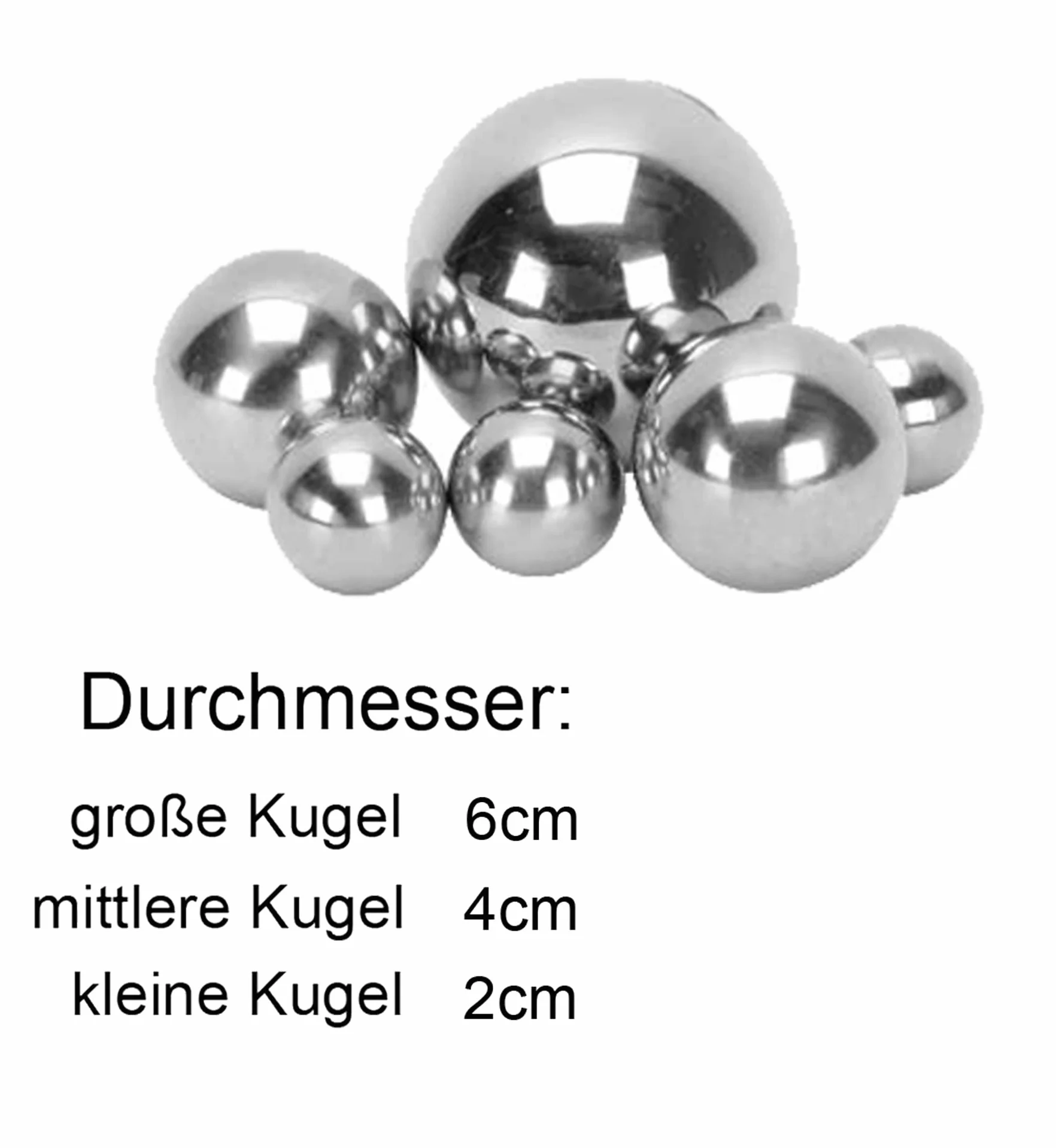 Palline decorative per laghetto, in acciaio inox, per decorazioni da giardino