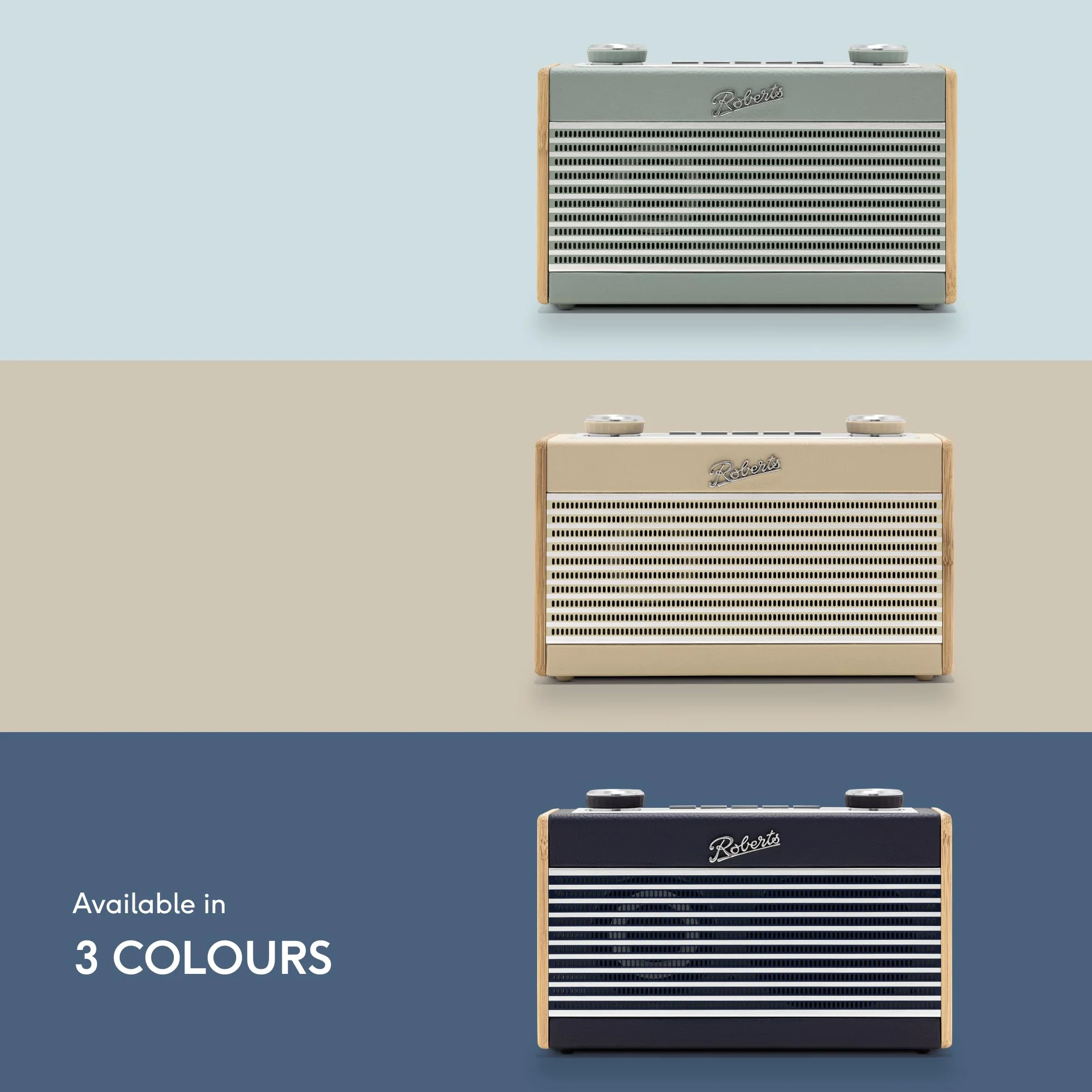 Roberts RAMBLER UNO FM/DAB/DAB+ Radio Digitale Bluetooth Carta da Zucchero