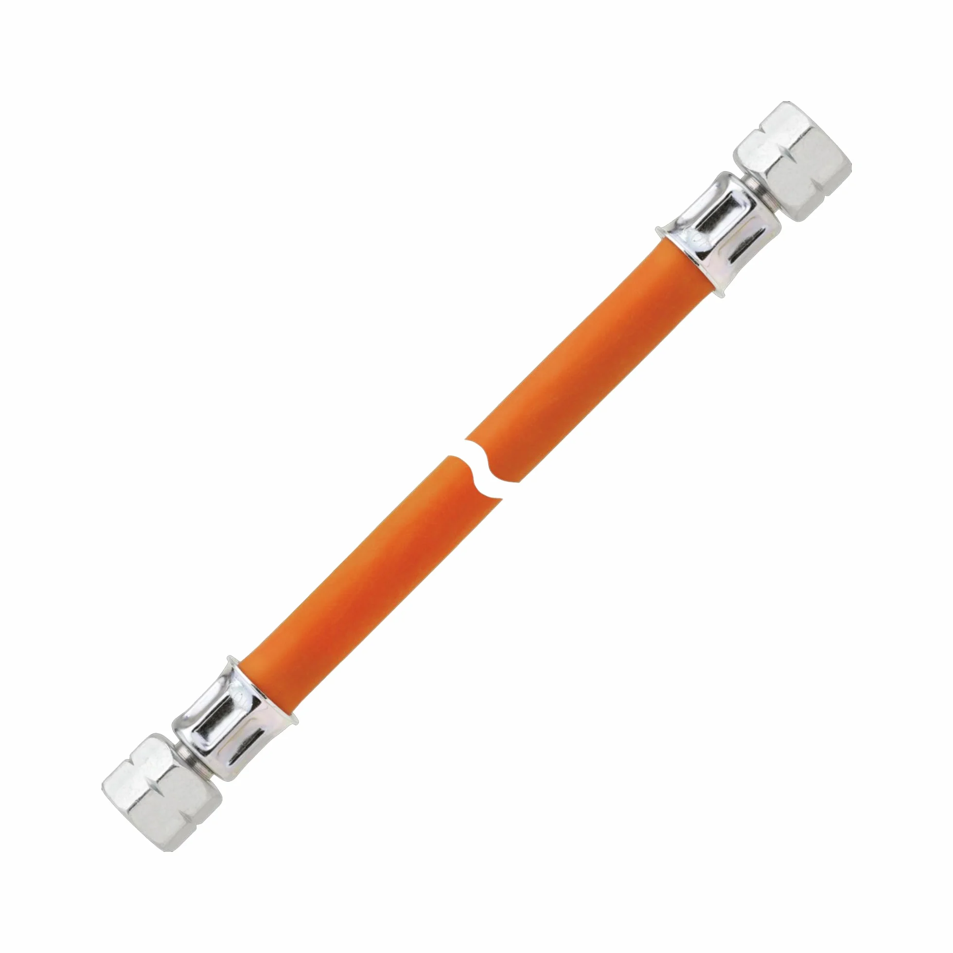 GOK Tubo del gas da 40 cm, 2 x 1/4", filettatura sinistra fino a -30 °C propano