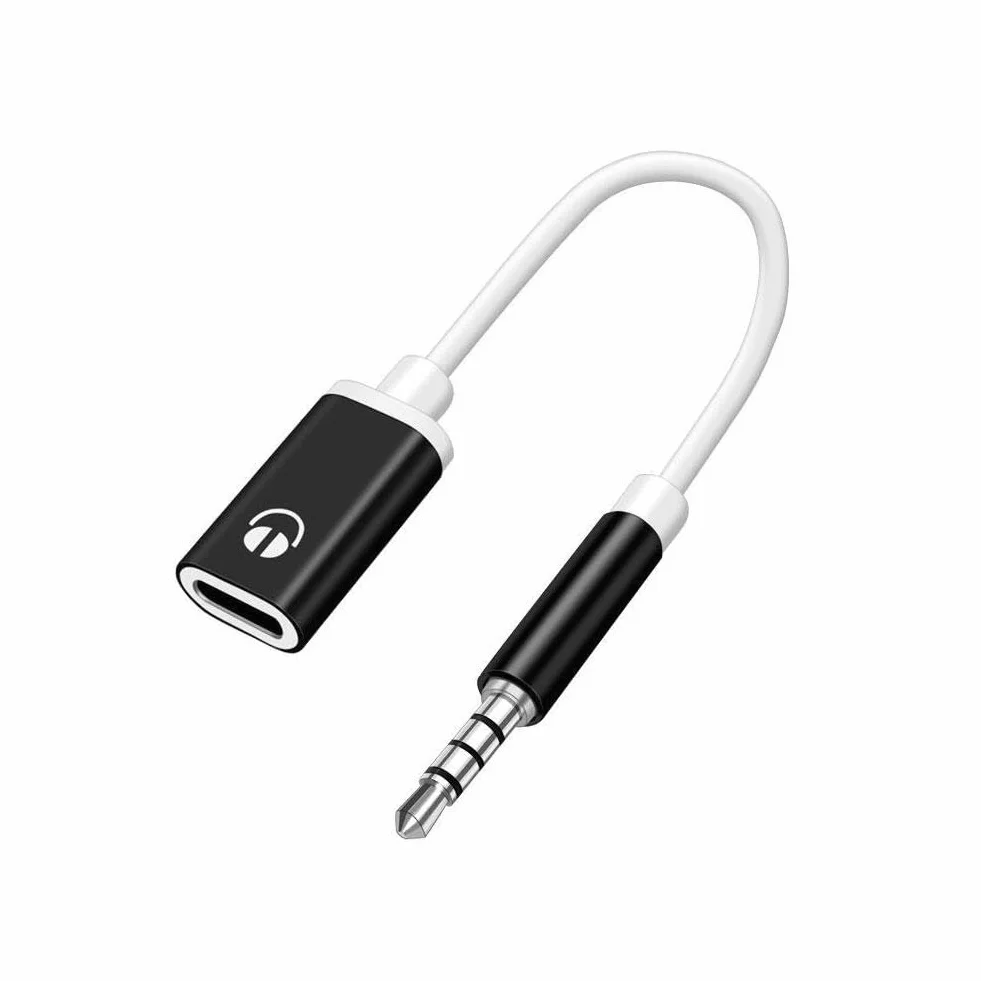 Adattatore da USB C a Jack 3,5 mm, Dongle Audio USB Tipo C a AUX per Auricolari, Compatibile con Smartphone e Tablet