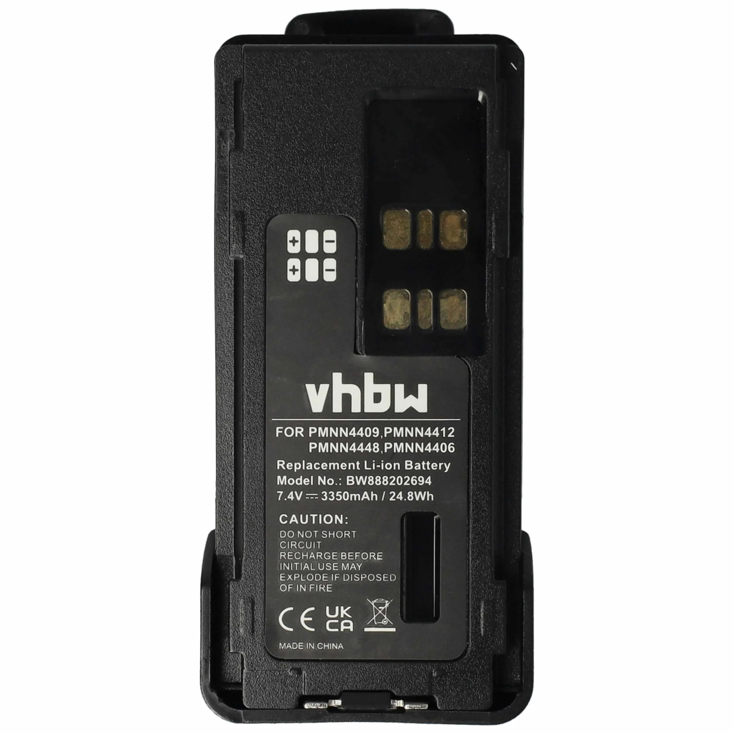 Bateria kompatybilna Motorola DP4800 DP4601 GP328D DP4600 DP4801 3350mAh 7,4V Li-Ion z klipsem