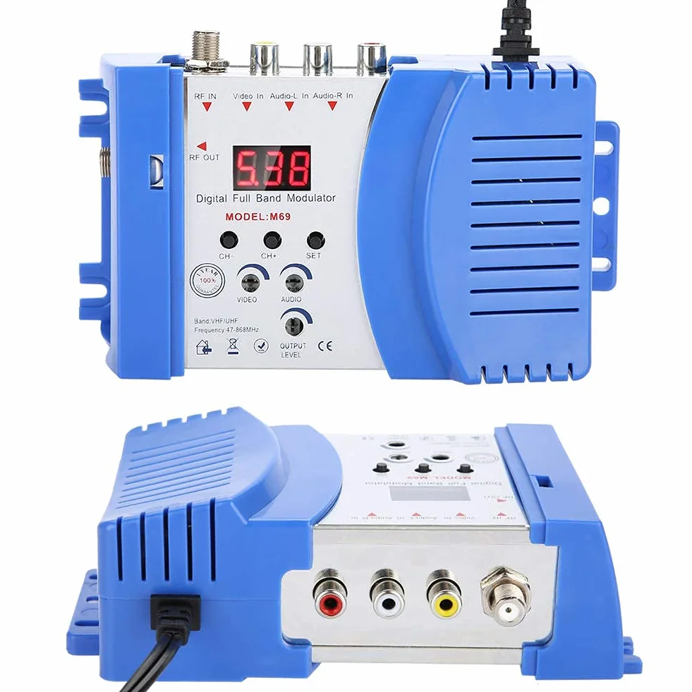 Bewinner Modulatore RF Digitale Universale Compatto Convertitore di Segnale TV