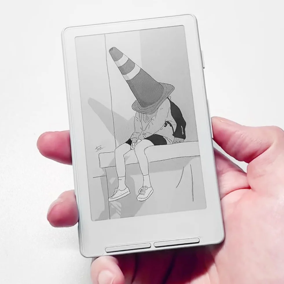 E-Book Reader 4,3 Cali Schermo Ink 220ppi 16GB Memoria Bianco