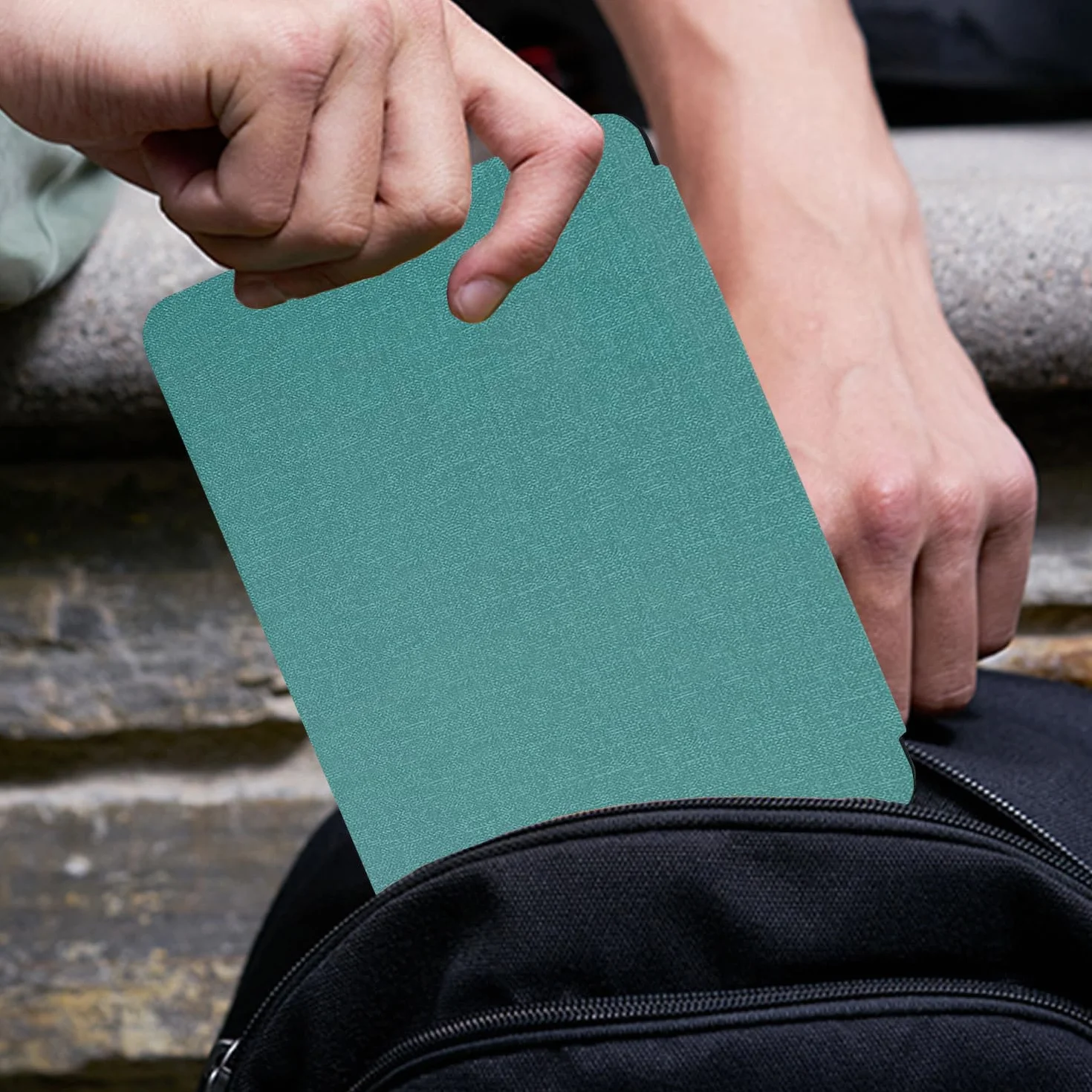 Cover per Kindle Paperwhite 7" 12ª Gen 2024, Colorsoft Signature Edition 2024, Ultra Sottile Leggera, Sleep/Wake B1-Verde