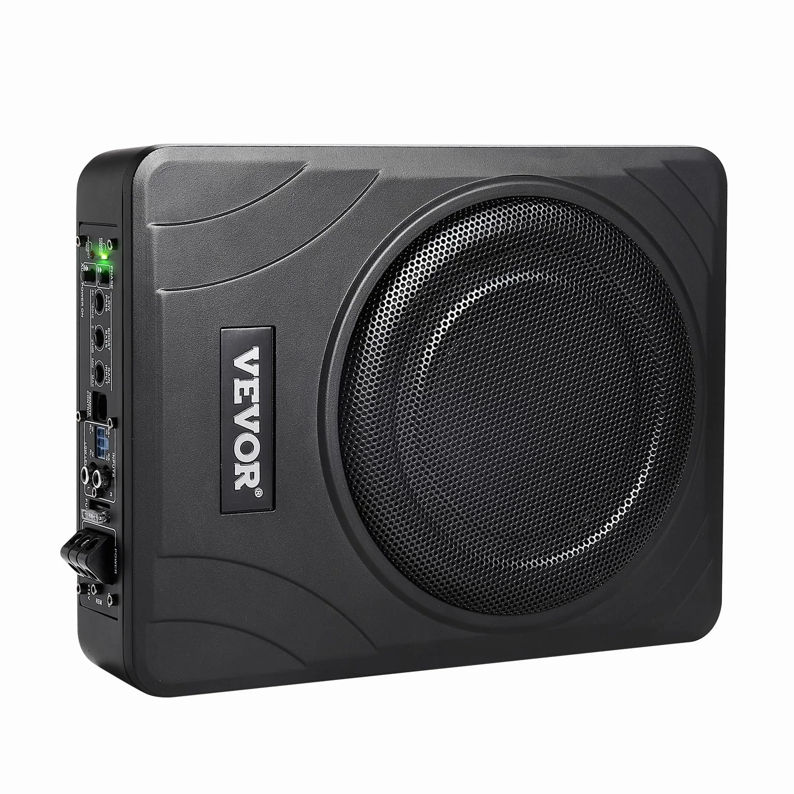 VEVOR Subwoofer per Auto Sotto Sedile 203 mm 300W Sistema Audio a Basso Profilo con Amplificatore
