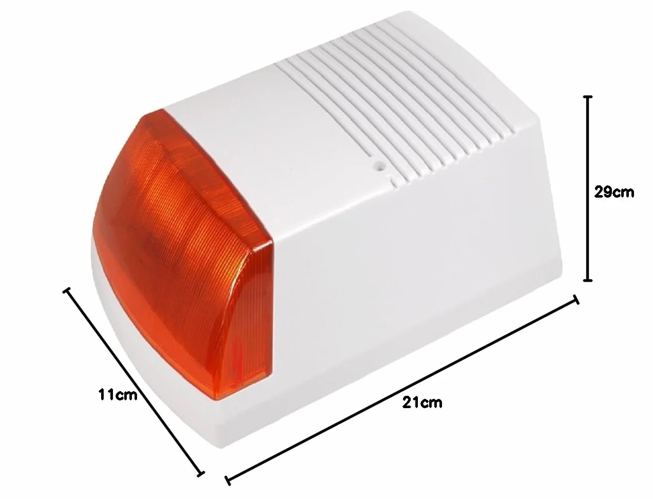 Allerme Fittizia ad Energia Solare Sirena LED per Esterni DUMMY DC3300