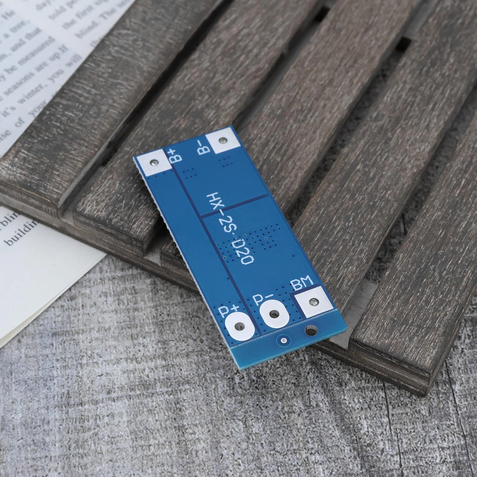 Scheda Di Protezione Della Batteria 2S 7,4 V 13 A Bilanciamento Li-ion Litio 18650 46 X 20 X 3,6 Mm