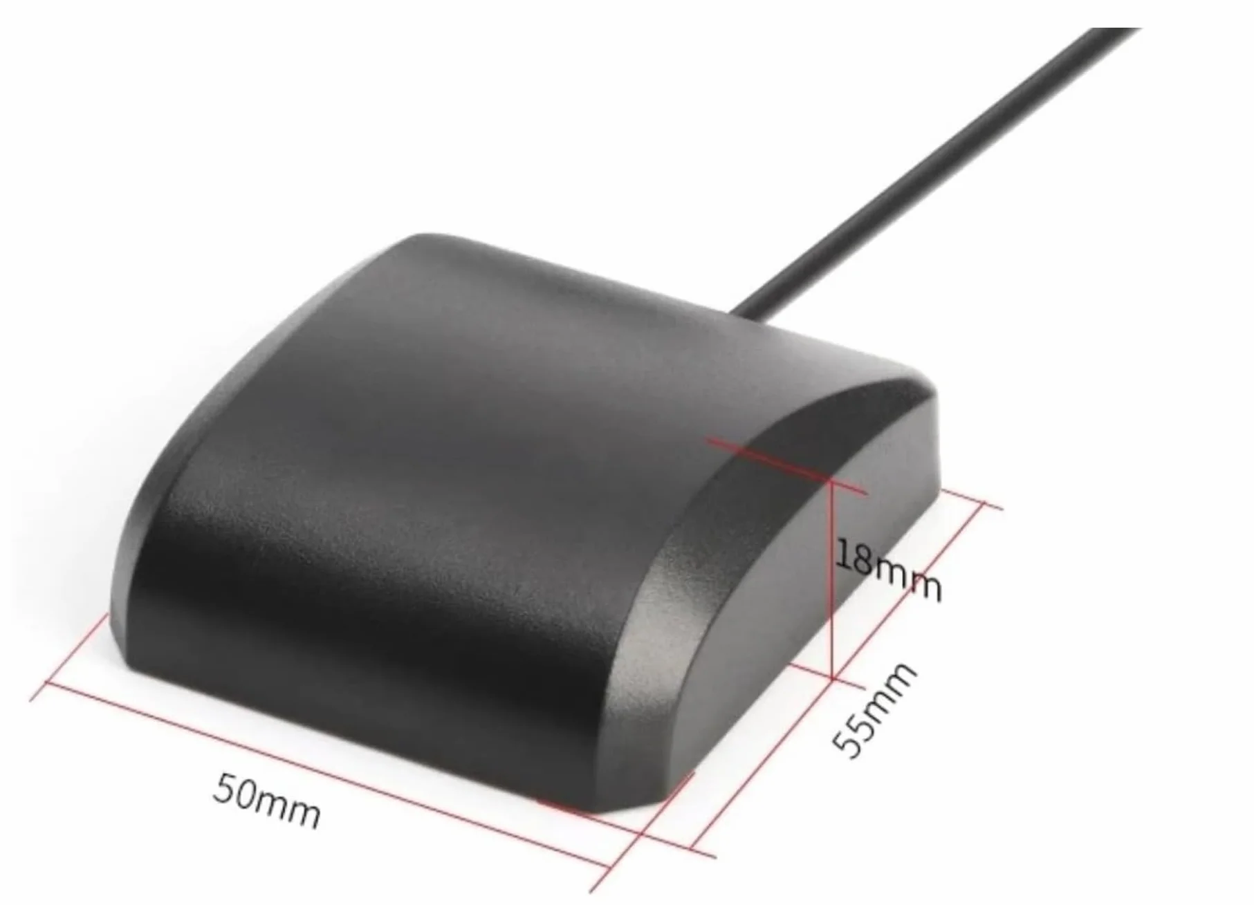 Antenna GPS Attiva per Auto 3 Metri 28dB SMA RG178 Base Magnetica
