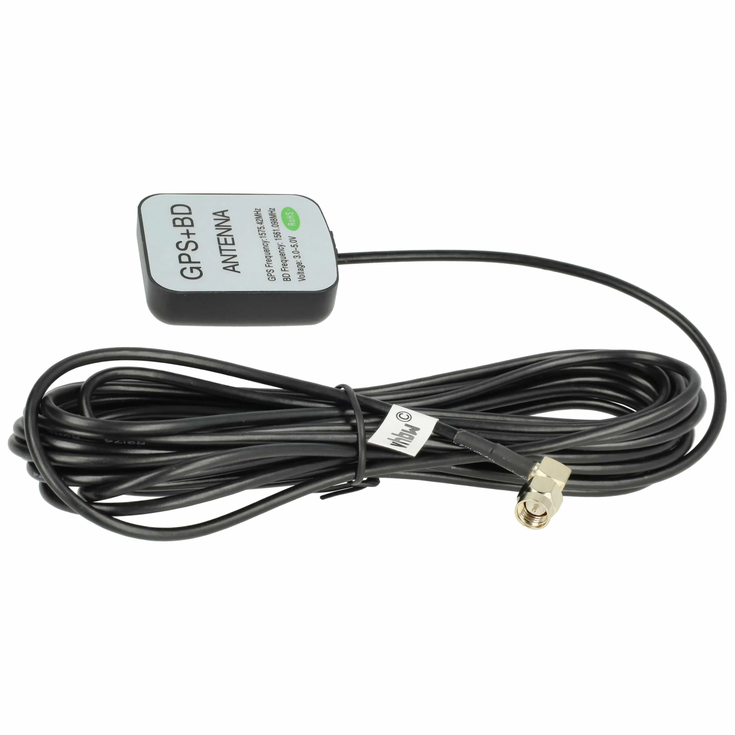 vhbw antenna GPS SMA connettore base magnetica 5 m nero