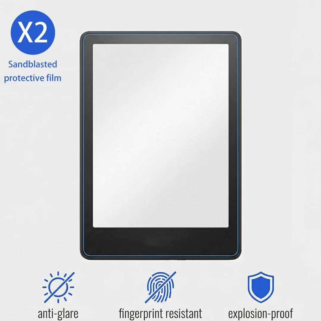 Pellicola Protettiva Antiriflesso in PET per Kindle Paperwhite 7 Pollici 12a Generazione 2024, Opaco