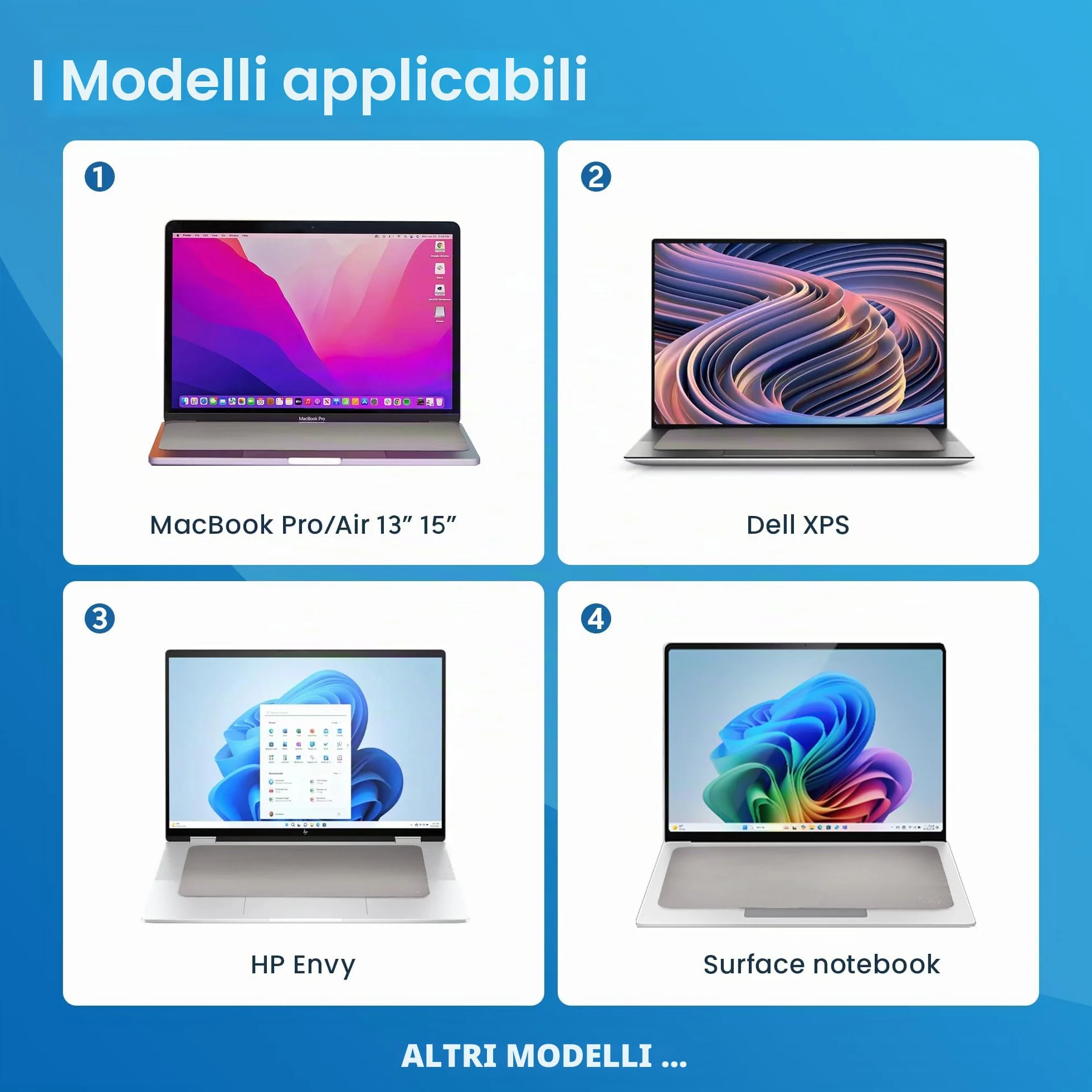 Ewent Fodera in Microfibra e Panno 2-in-1 per Pulizia Laptop 13/15/16 pollici Antistatico Ultra Morbido Grigio 29x18,6 cm