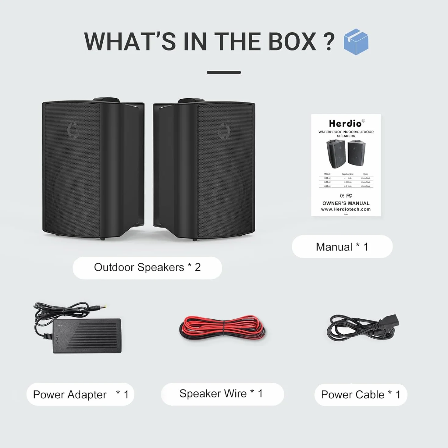 Herdio 4 Pollice Altoparlanti a Parete Bluetooth per Negozio
