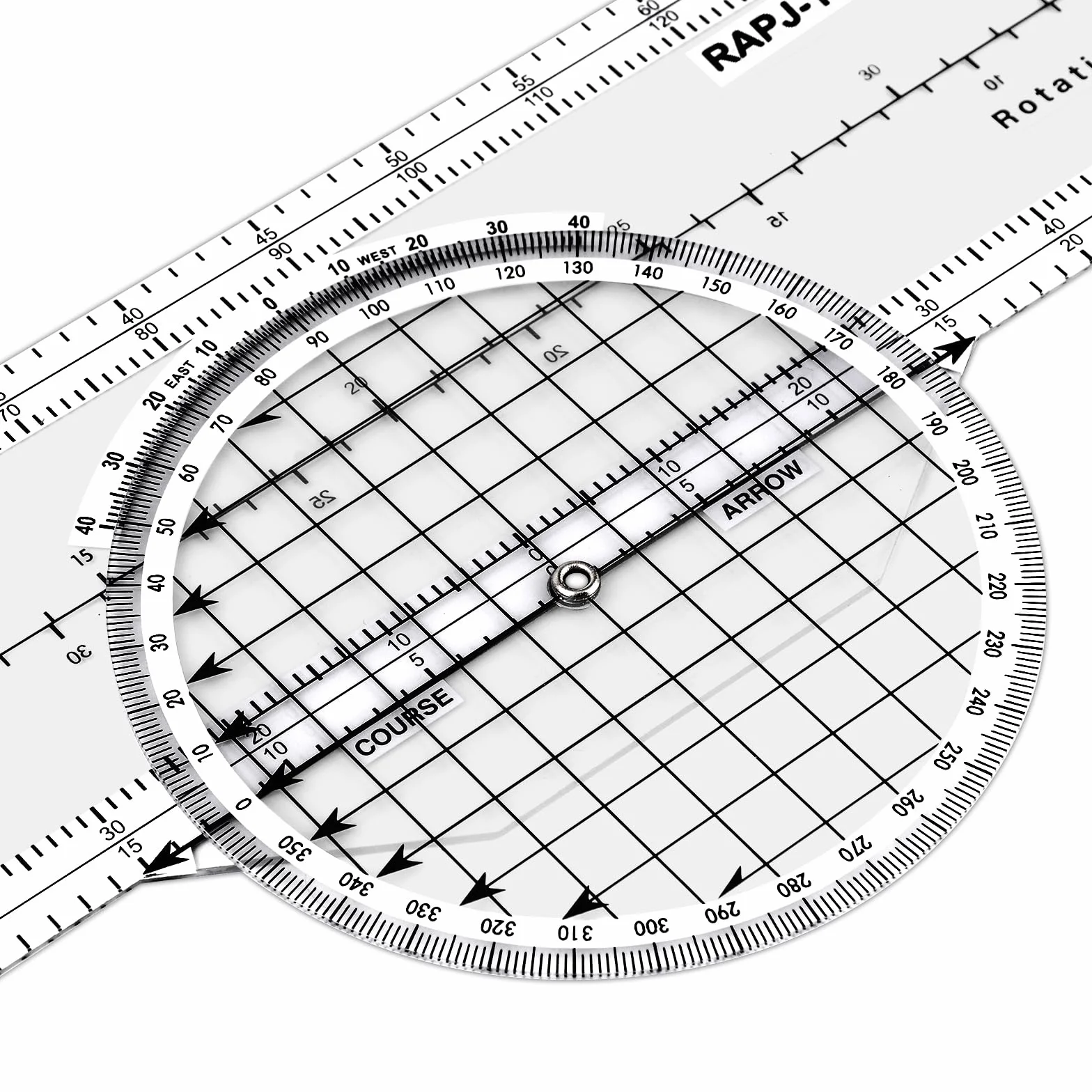 Plotter aeronautico Medarchitect 34 cm 8 funzioni azimut rotante grafici WAC navigazione aerea pilota