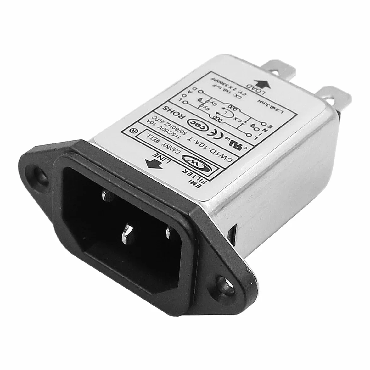 CENPEK Filtro di alimentazione CW1D 10A Monofase AC 220V