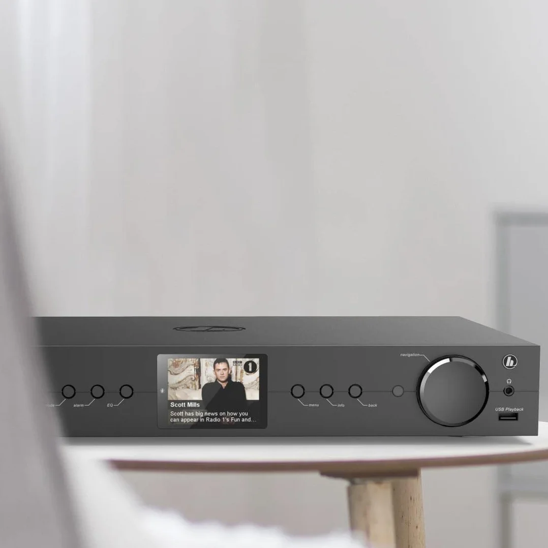 Hama Tuner DIT2105SBTX Hi-Fi DAB DAB+ FM Internet Radio Bluetooth RX/TX czarny