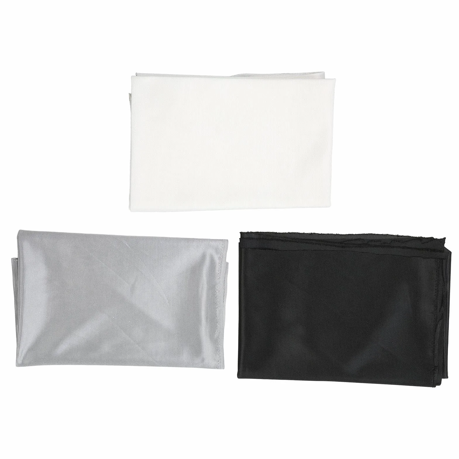 Panno per Griglia Altoparlanti 140x91 cm Tessuto a Rete Copertura Antipolvere Bianco