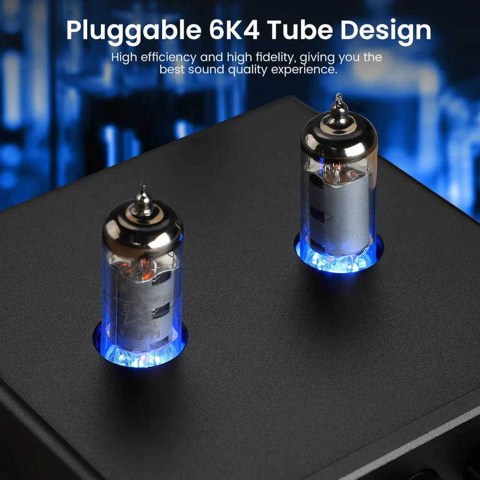 AIYIMA T2 6K4 Preamplificatore Tubo Biliare Vuoto Bluetooth 5.0 QCC3034 Stereo HiFi Aptx