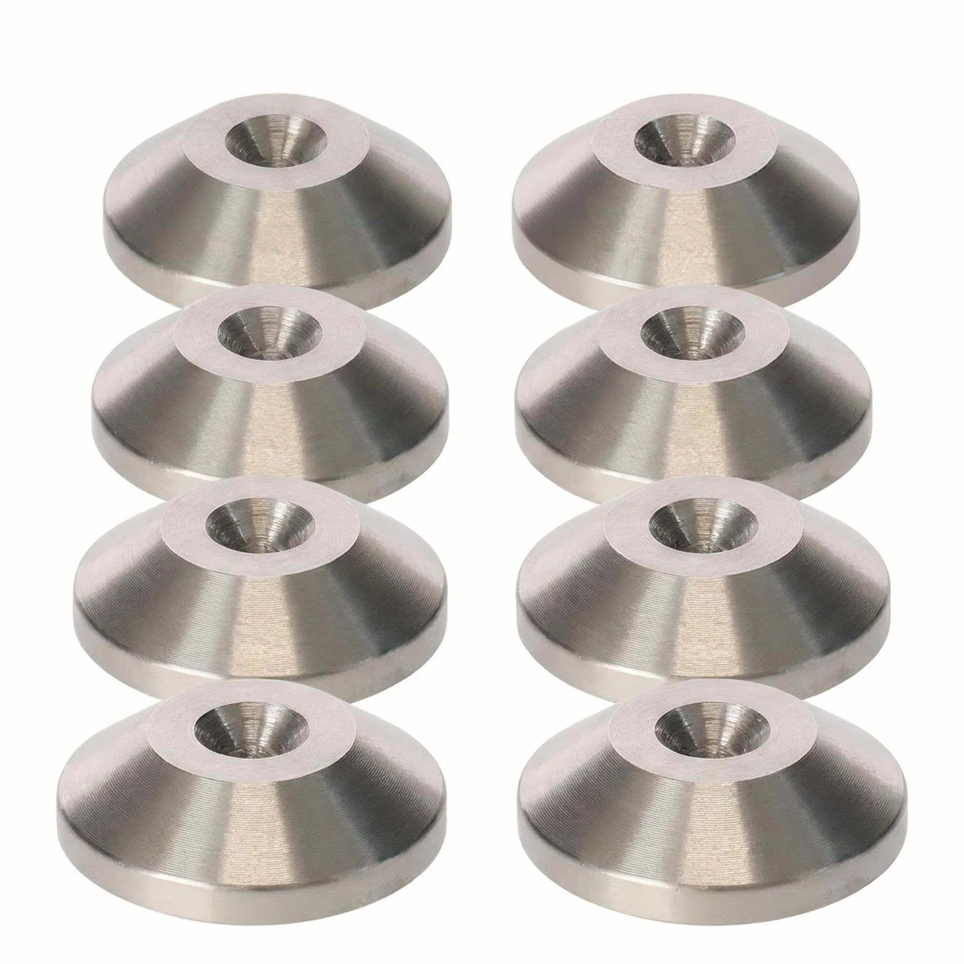 Precisiongeek Altoparlanti Piedino di Cono 20mm DIA Acciaio Inossidabile 8pz
