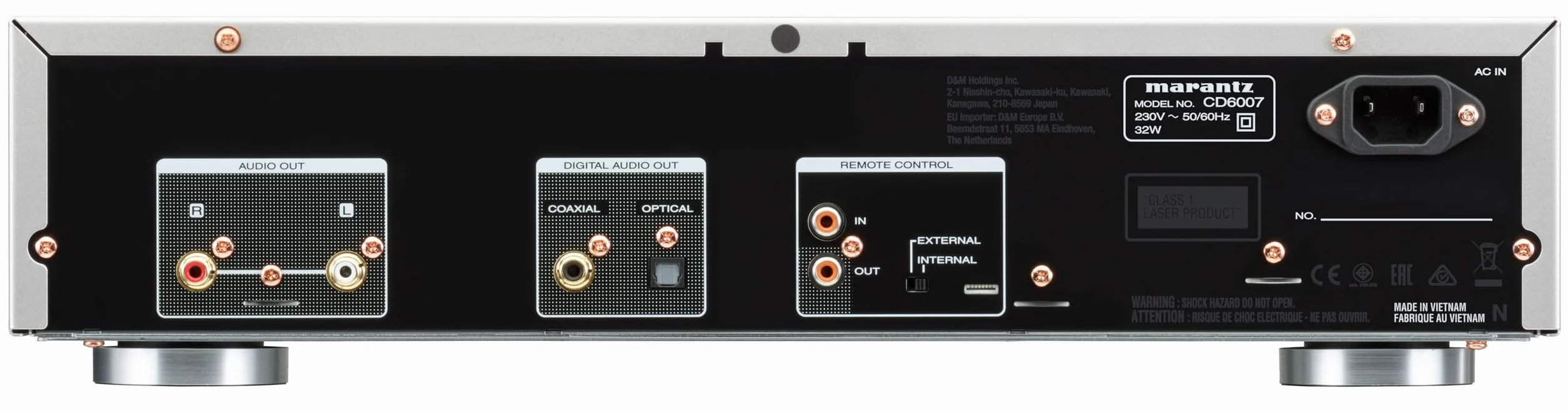 Marantz CD6007/N1SG Silver Gold Guida Utente USB