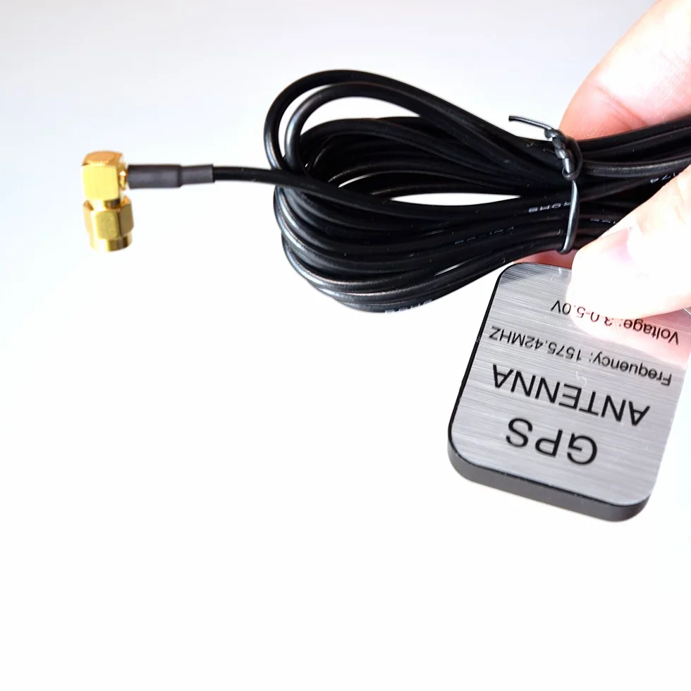 Cocar Antenna GPS Attiva SMA Cavo per Auto DVD Navigazione