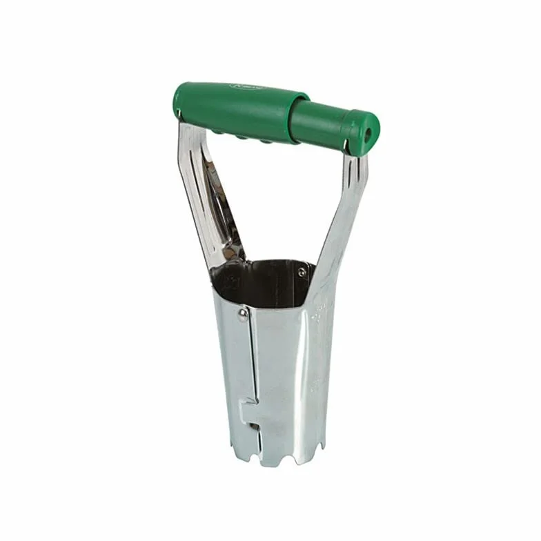 Ribimex Piantabulbi per Il Giardino in Metallo con Svuotamento Automatico