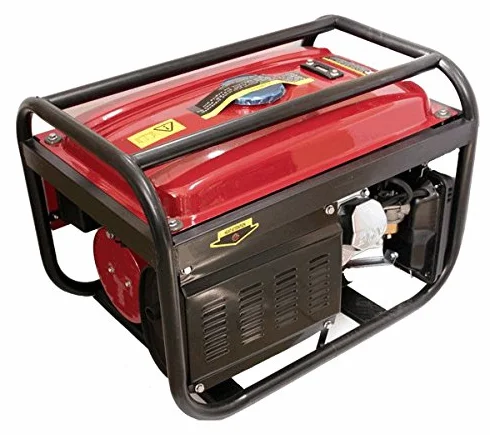 Generatore elettrico a benzina da 5500 W, trifasico e monofasico x 3 serbatoio da 15 l