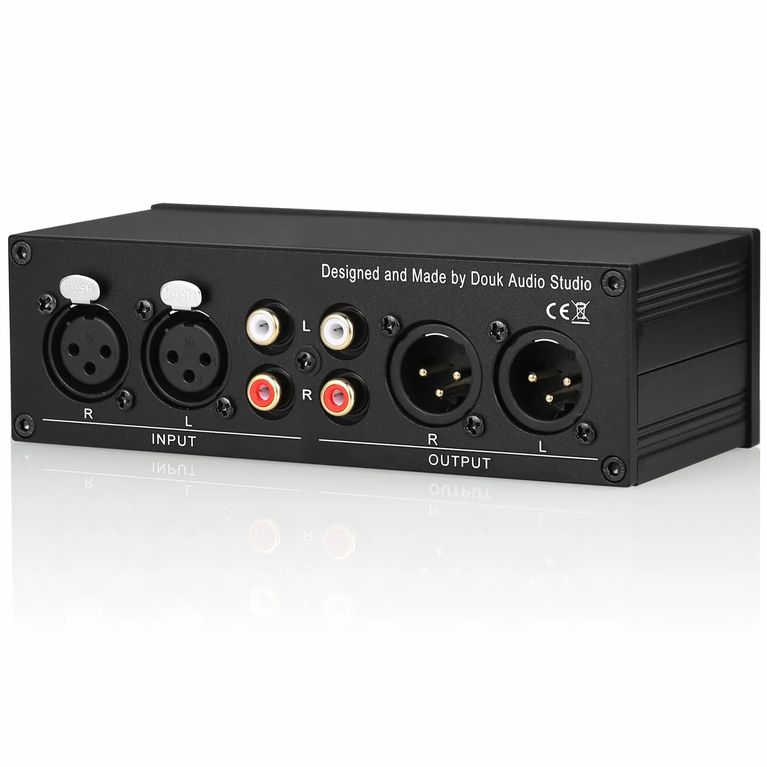 Nobsound Preamplificatore passivo mini bilanciato Single-Ended Hi-Fi Controllo volume XLR RCA