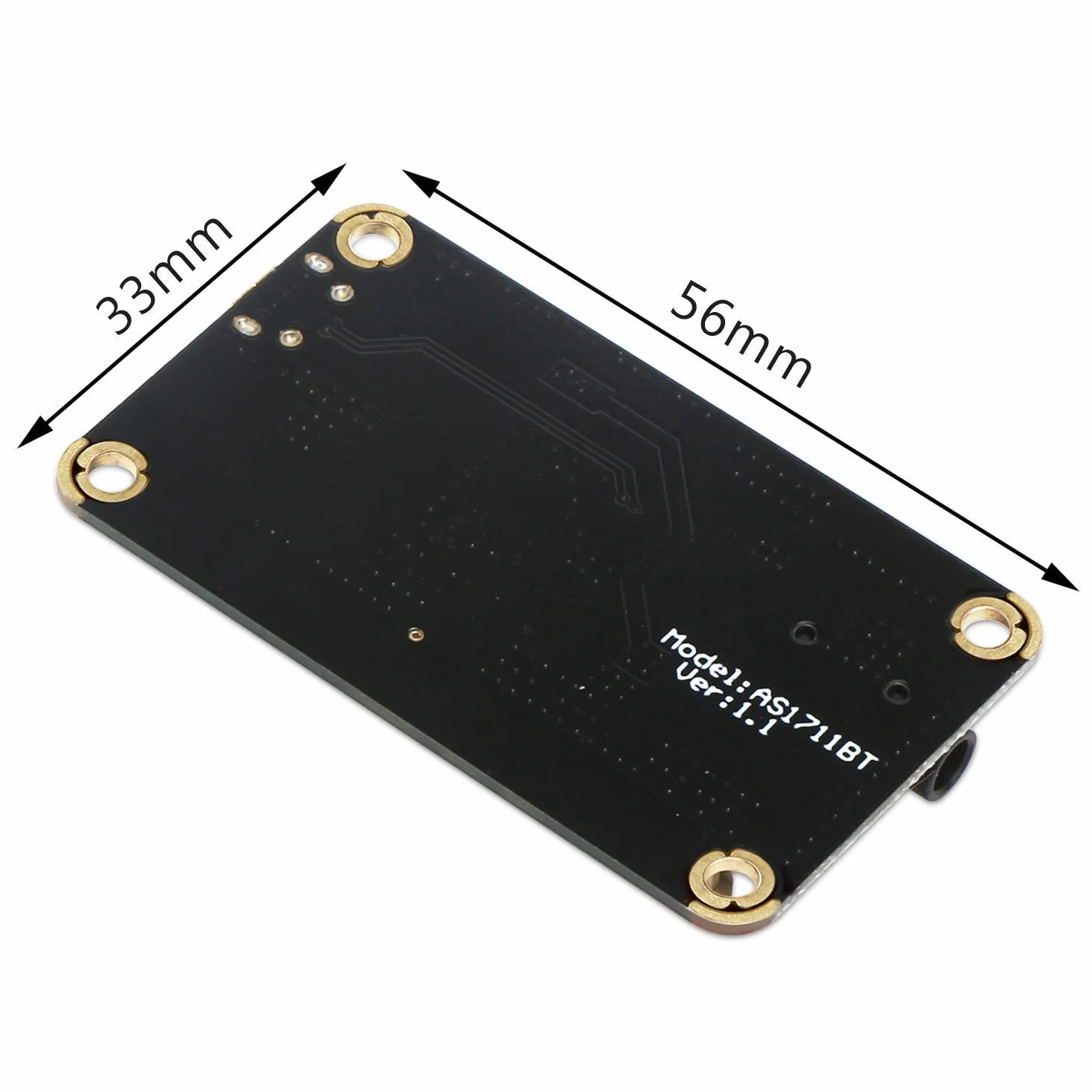 Modulo Bluetooth AS1711BT Ricevitore Audio Stereo DC 5-35V Wireless per Cuffie Fai-da-Te