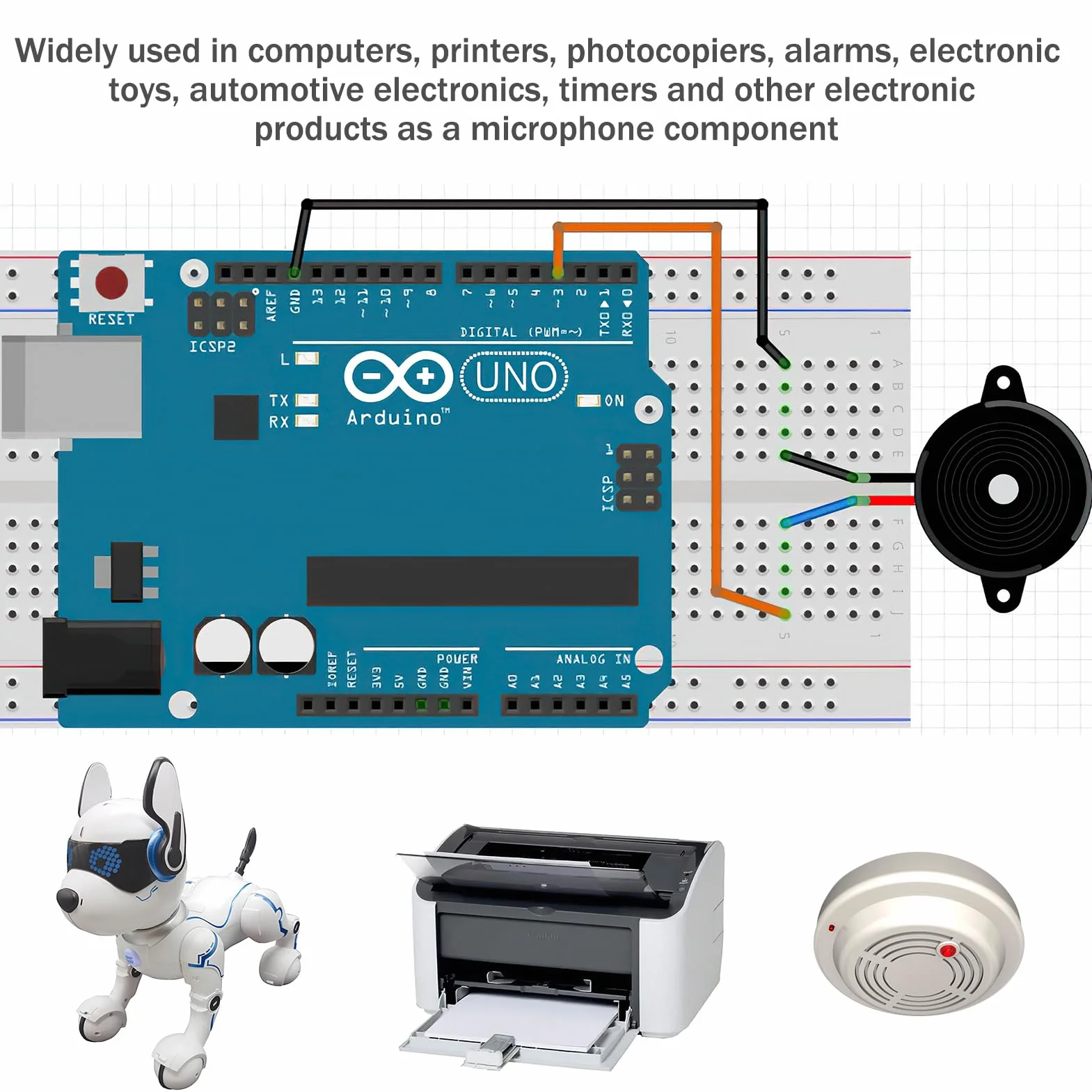 Buzzer 12V 95dB Tone Alarm Sounder