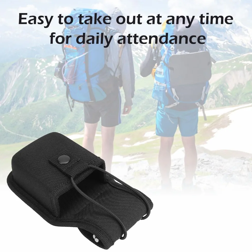 Custodia Radio Porta Cinturone per Walkie-Talkie Tattica Nero