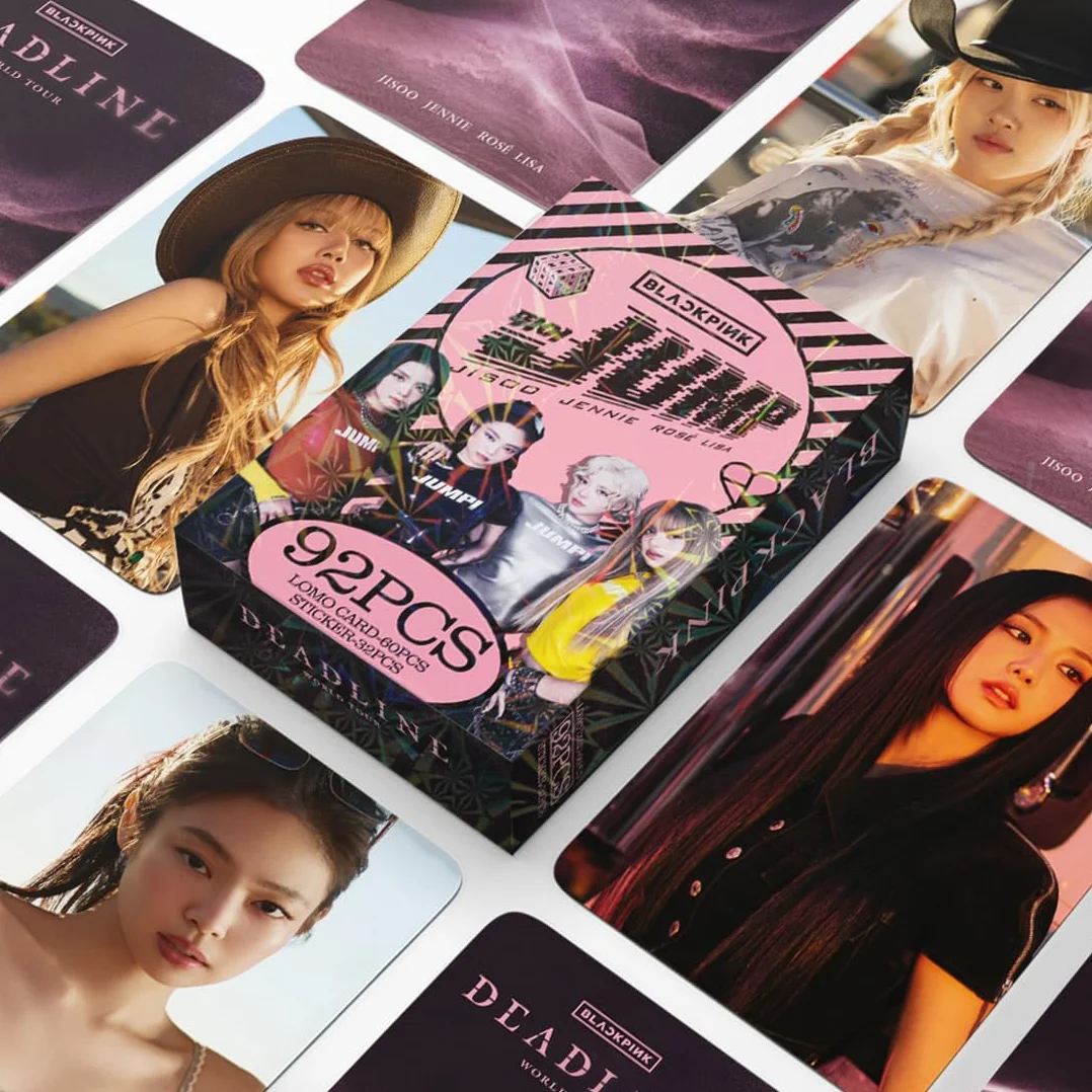 Blackpink Photocards 60 pezzi Lomo Carte 32 Adesivi JUMP Album Fan