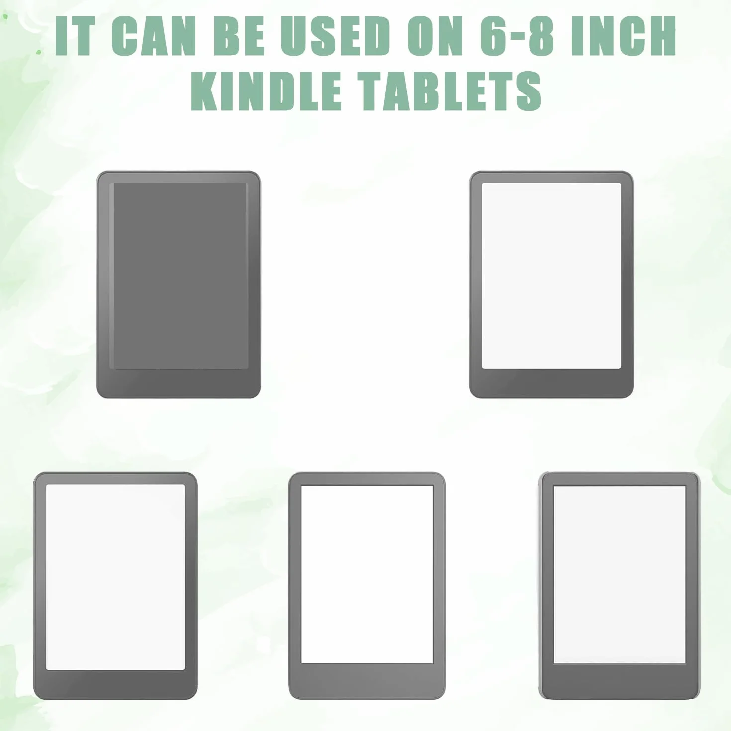 Lyreh 3 Pezzi Supporto da Polso per Kindle, Comodo Cintura di Lettura Estensibile per Tablet 10,16-20,32 cm (Nero, Rosso, Verde)