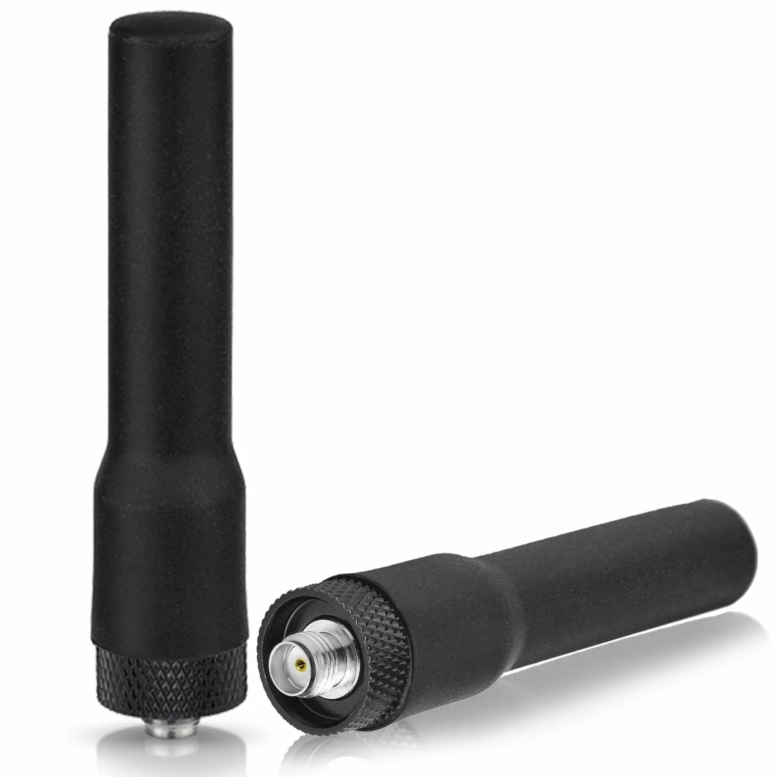 Bingfu Antenna VHF UHF 144/430 MHz SMA Femmina Compatibile BaoFeng UV-5R Walkie Talkie Radio, 2 Pezzi