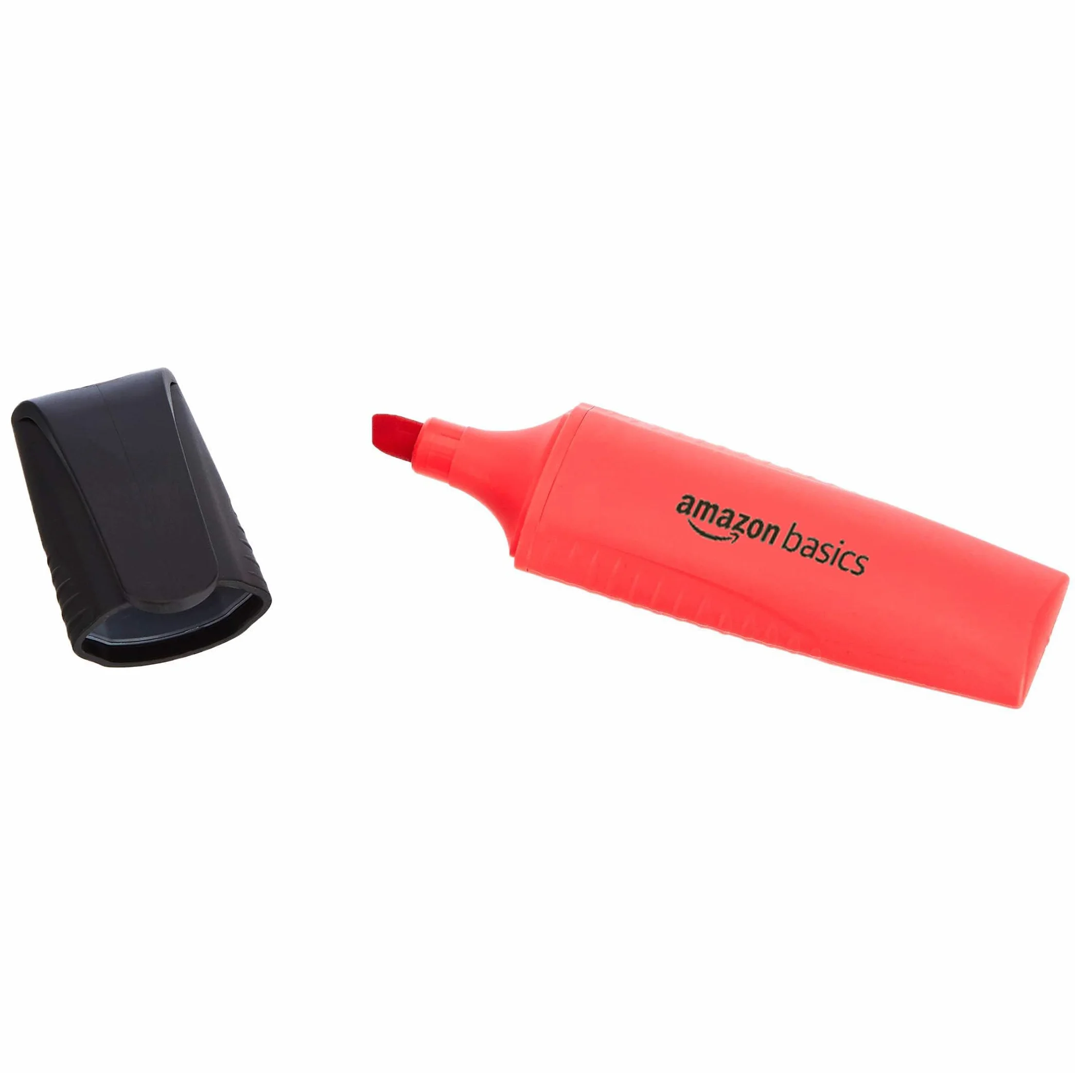 Amazon Basics Set di 8 Evidenziatori Anti-Sbavature Punta a Scalpello Robusta Larghezza del Tratto 2-5 mm Multicolore