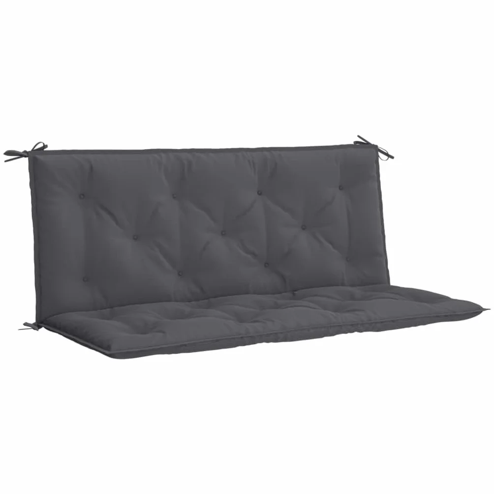vidaXL Cuscino per dondolo in tessuto grigio antracite 120 cm