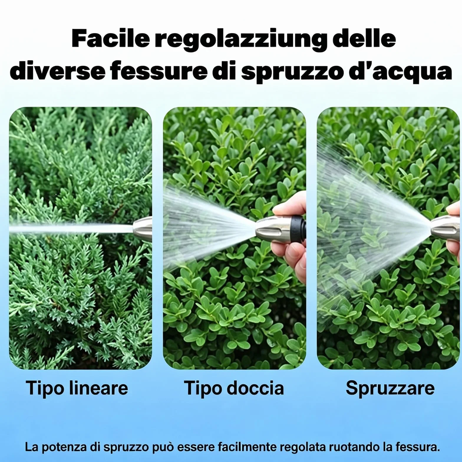 Jetterix Pressure Washer Nozzle, jetterix idropulitori, Power Jet Ugello per Tubo Pistola, Per Auto, Terrazzi e Giardino (1 set)