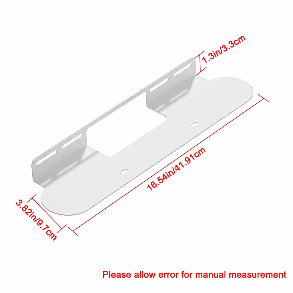 TopHomer Supporto soundbar Sonos Beam staffa compatibile Gen 1 Gen 2 bianco