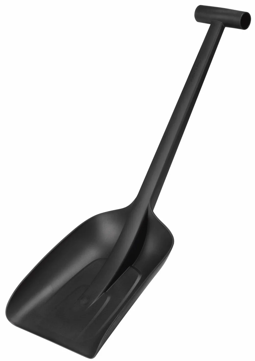 Fiskars Pala da neve, Lunghezza: 63 cm, Plastica rinforzata con fibra di vetro, Nero, Solid, 1019353