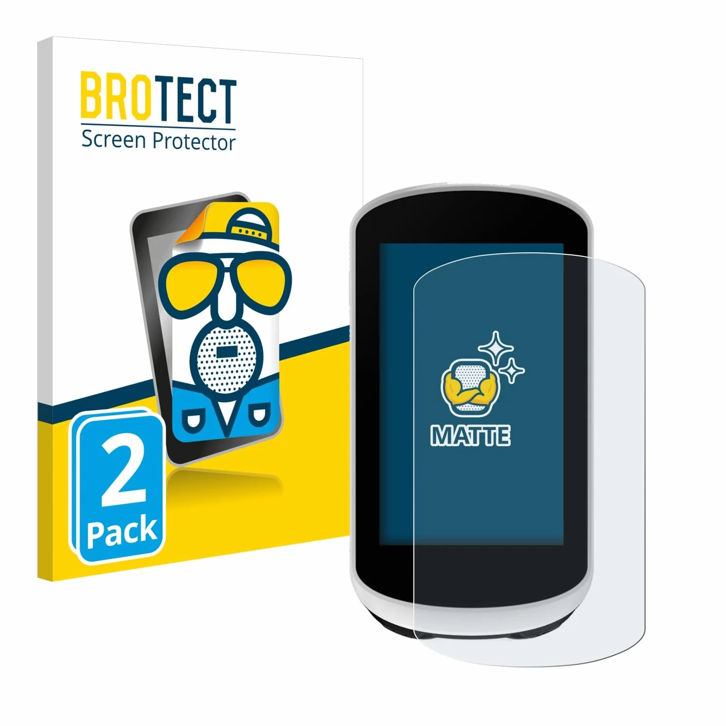 Brotect Pellicola Protettiva Opaca Anti-Riflesso per Garmin Edge Explore 2 (2 Pezzi)