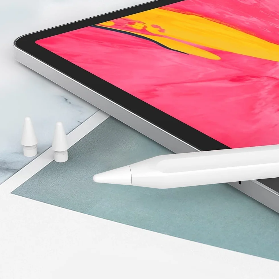 PHONILLICO Punta compatibile per Apple Pencil 1 e 2 2 Pezzi ricambio iPad
