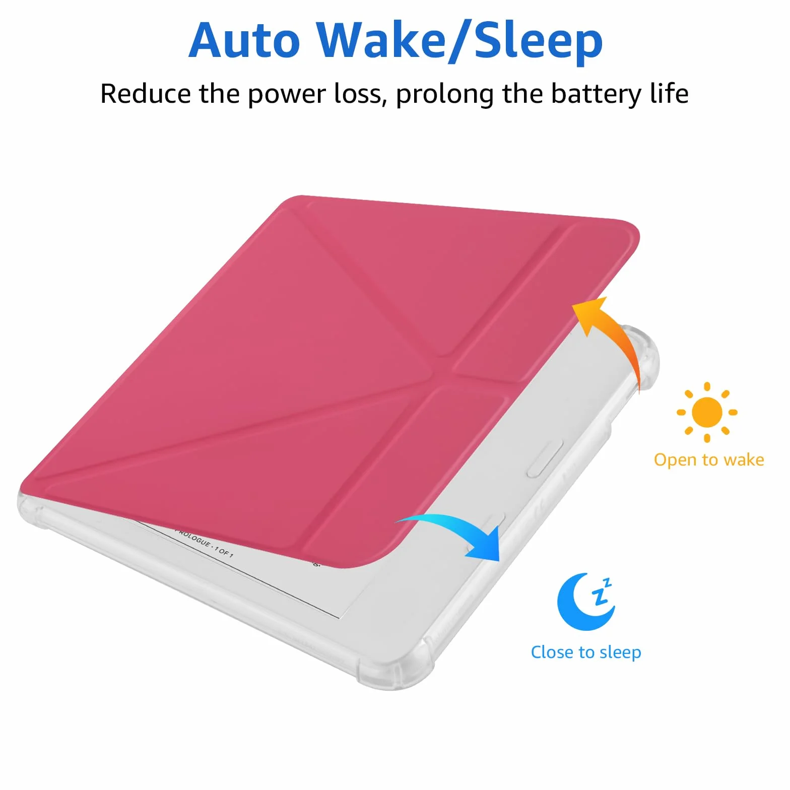 Custodia protettiva Soft TPU Kobo Libra Colore 2024 Libra 2 2021 eReader Watermelon red