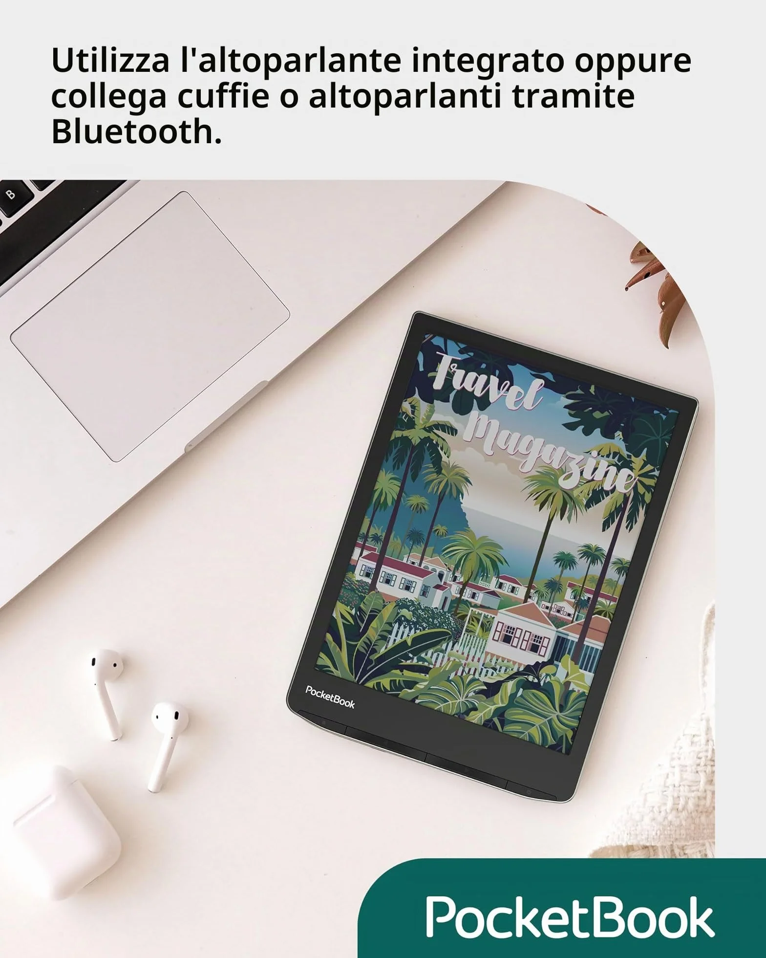 Pocketbook InkPad Color 3 eReader 8" 32 GB Grigio Bluetooth