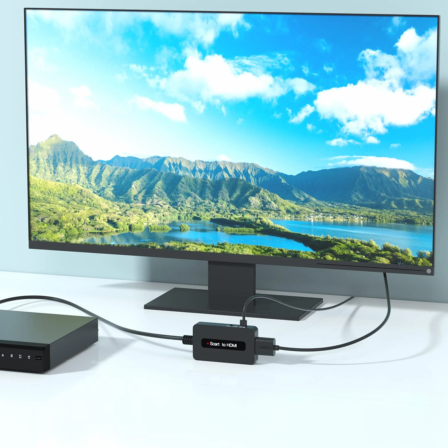 Convertitore Scart a HDMI Maschio per Sky DVD STB HDTV
