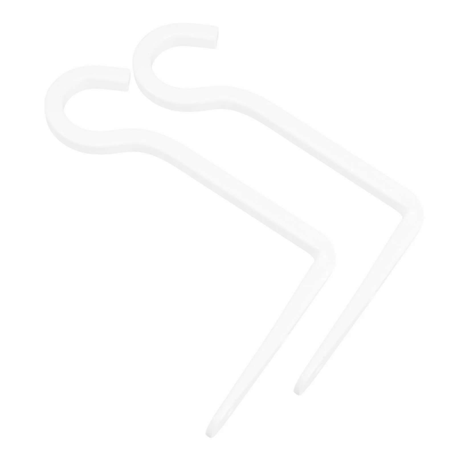 Uonlytech 2 Pz Gancio da Parete Ganci da Pastore per Piante Sospese Staffa per Piante Sospese Gancio per Piante da Parete Ganci da Parete per Piante Rampicanti Ferro da Stiro Bianca