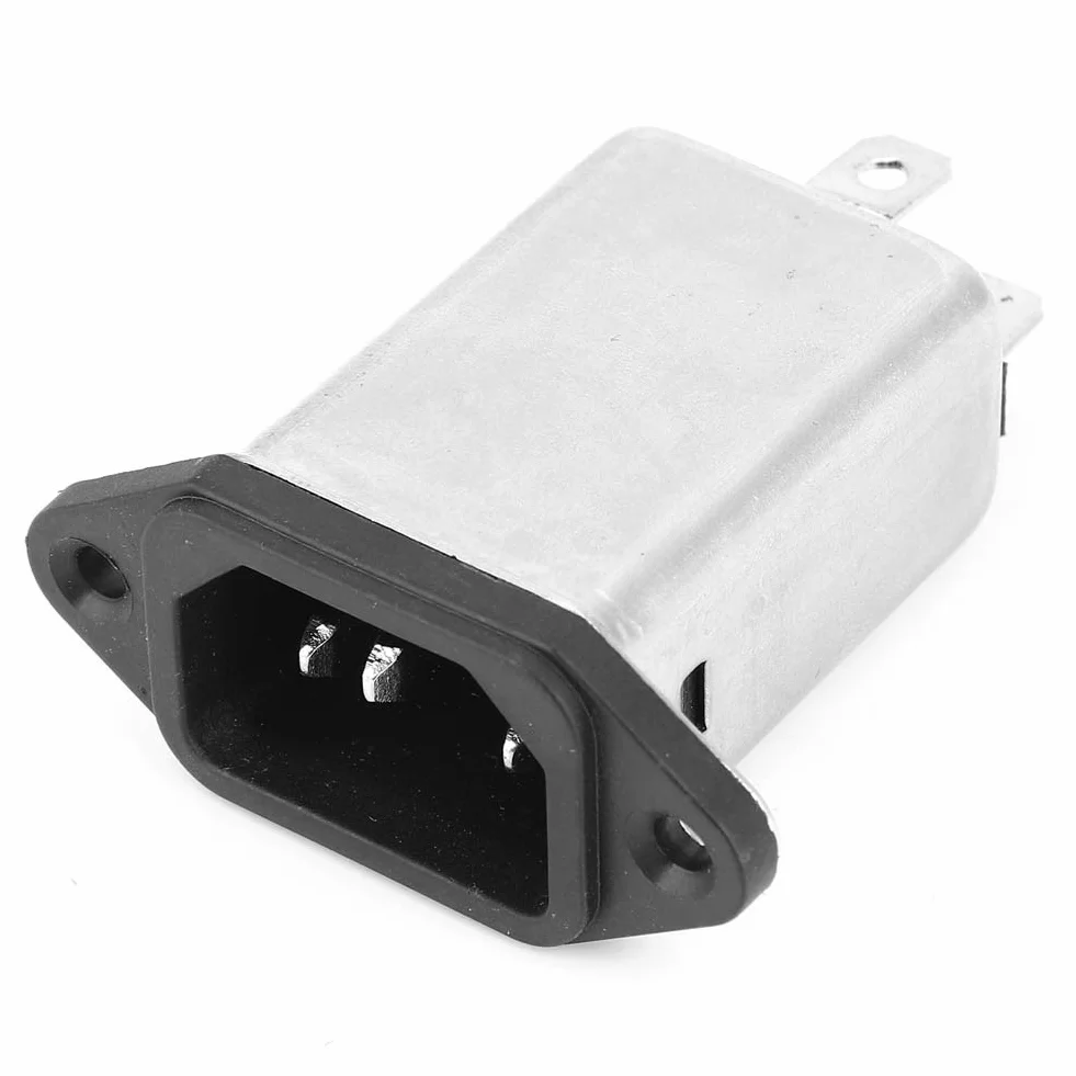 Filtro di Alimentazione EMI 115 V-250 V 10A 50/60Hz Monofase